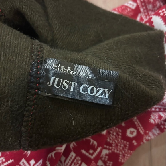 Just Cozy Women’s fleece lined print leggings Size Extra Small/Small - Picture 3 of 6